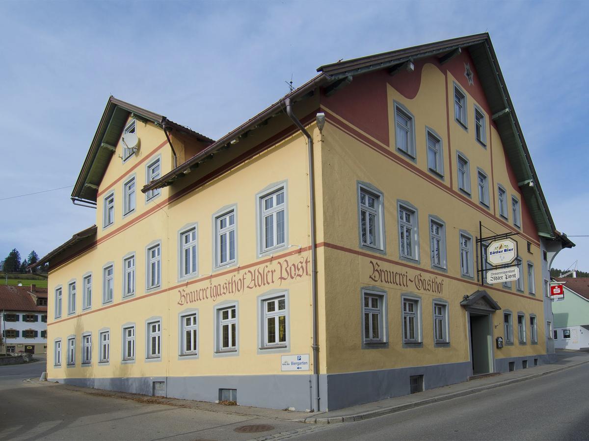 Brauereigasthof Adler Post Rettenberg Esterno foto